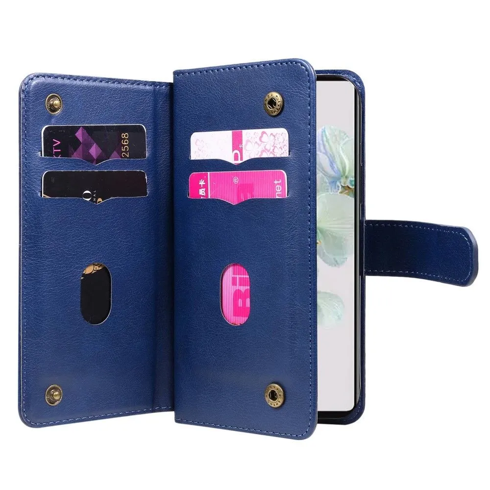 10-slot wallet case for Google Pixel 7 - Dark Blue