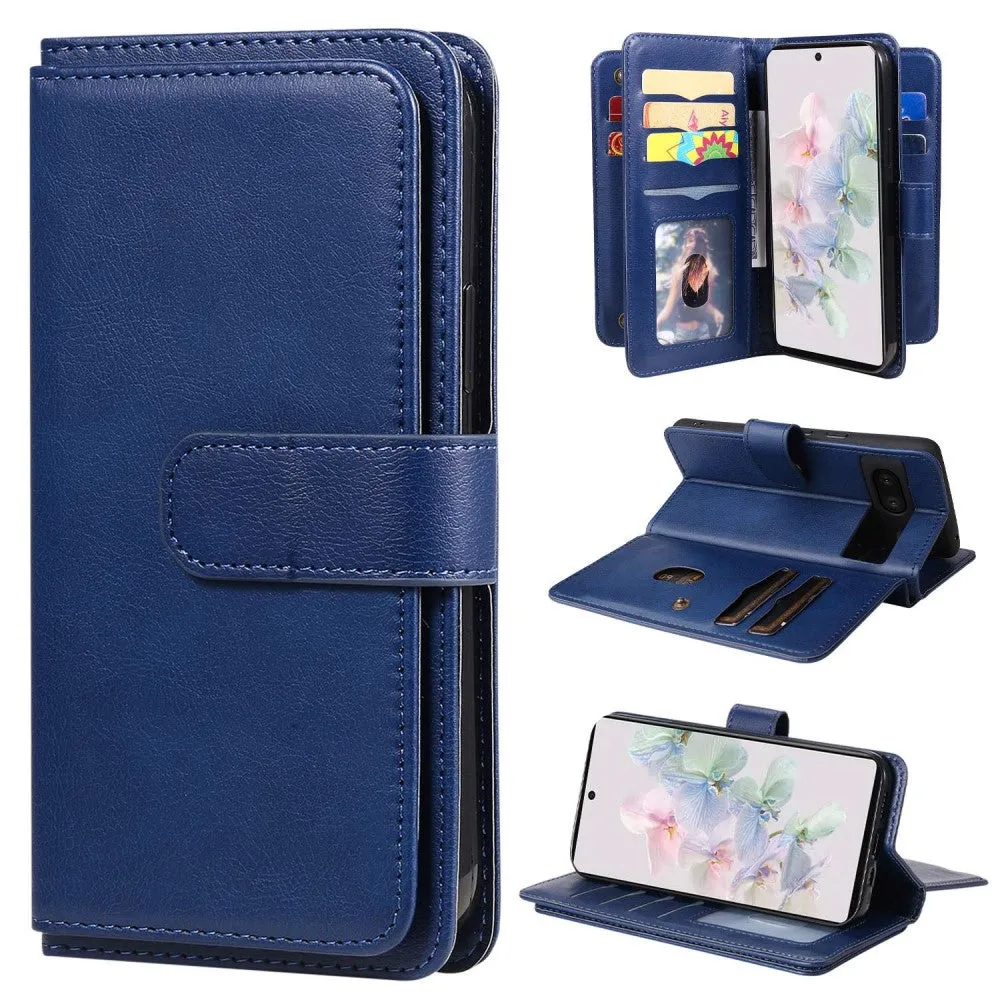 10-slot wallet case for Google Pixel 7 - Dark Blue