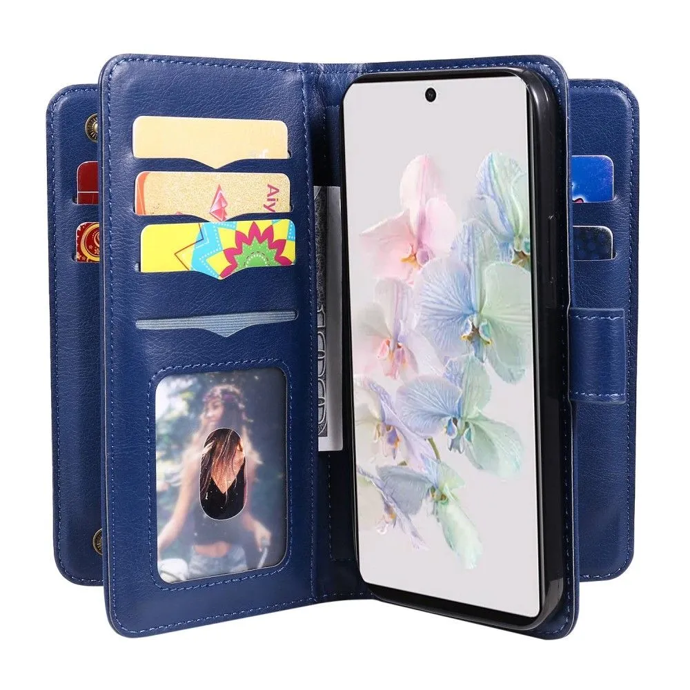 10-slot wallet case for Google Pixel 7 - Dark Blue