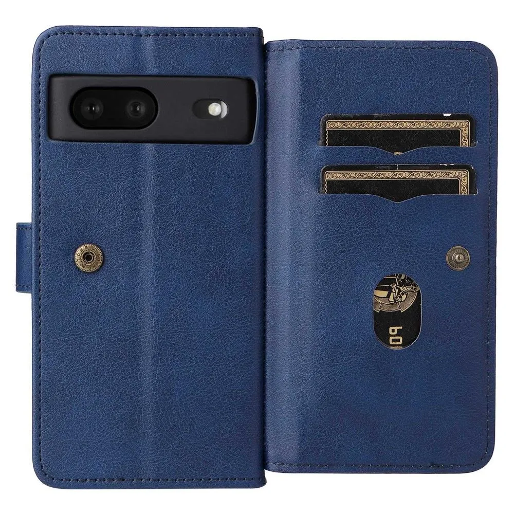 10-slot wallet case for Google Pixel 7 - Dark Blue