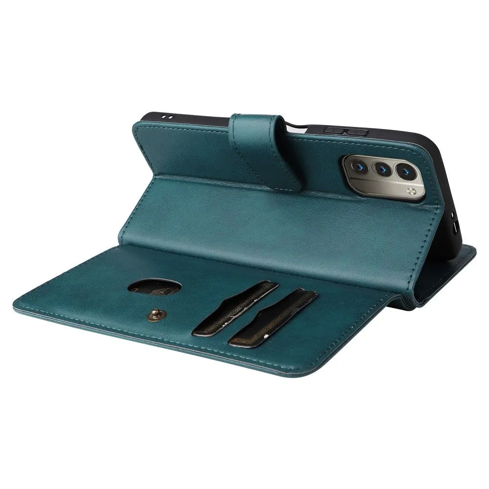 10-slot wallet case for Nokia G11 / G21 - Blackish Green