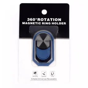 360 Rotation Magnetic Ring Holder- Navyblue