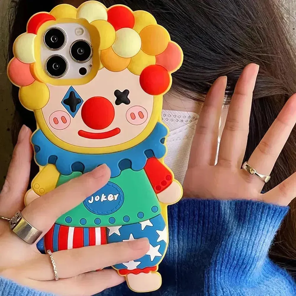 3D Clown Phone Case (For iPhones)