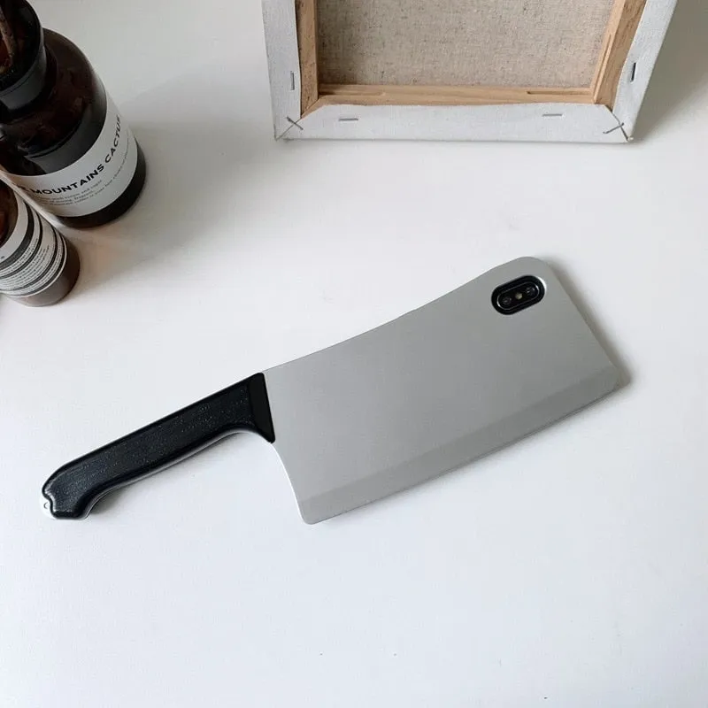 3D Kitchen Knife Plastic iPhone Case