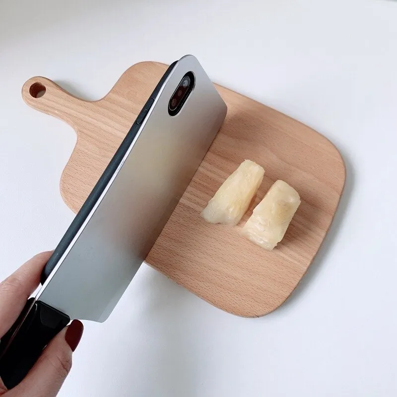 3D Kitchen Knife Plastic iPhone Case