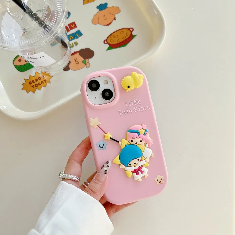 3D Spin Flower Silicone Soft Phone Case - Vivo Y17S