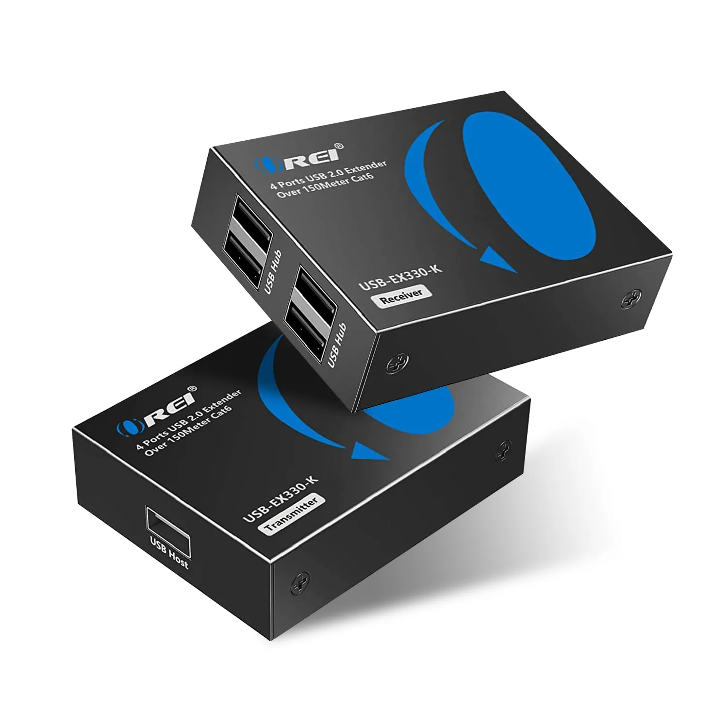 4 Port USB Extender Over CAT 6 Up To 330 Feet  (USB-EX330-K)