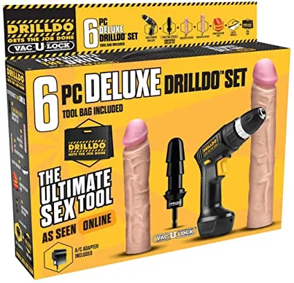 6 Pc Deluxe Drilldo Set