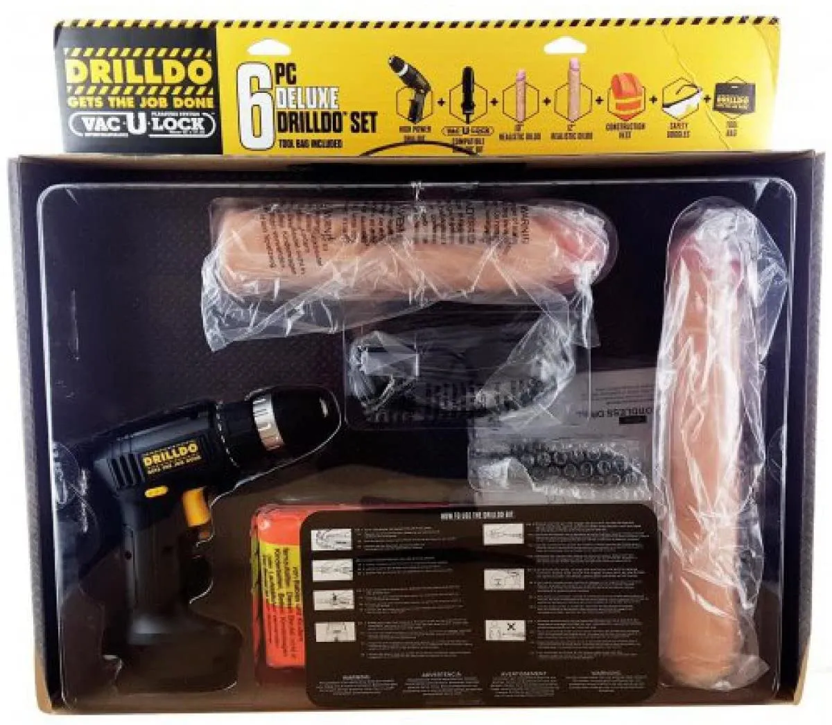 6 Pc Deluxe Drilldo Set