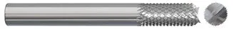 784-001100: 1/2 in. Dia., 1 in. Length Of Cut, 3 in. Overall Length Carbide Router Mill; Diamond Cut, Style F- Fish Tail End, BRIGHT, USA