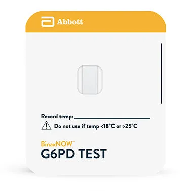 Alere Poc Binaxnow Enzyme Test Test G6Pd Enzyme Binaxnow25Test/Kt