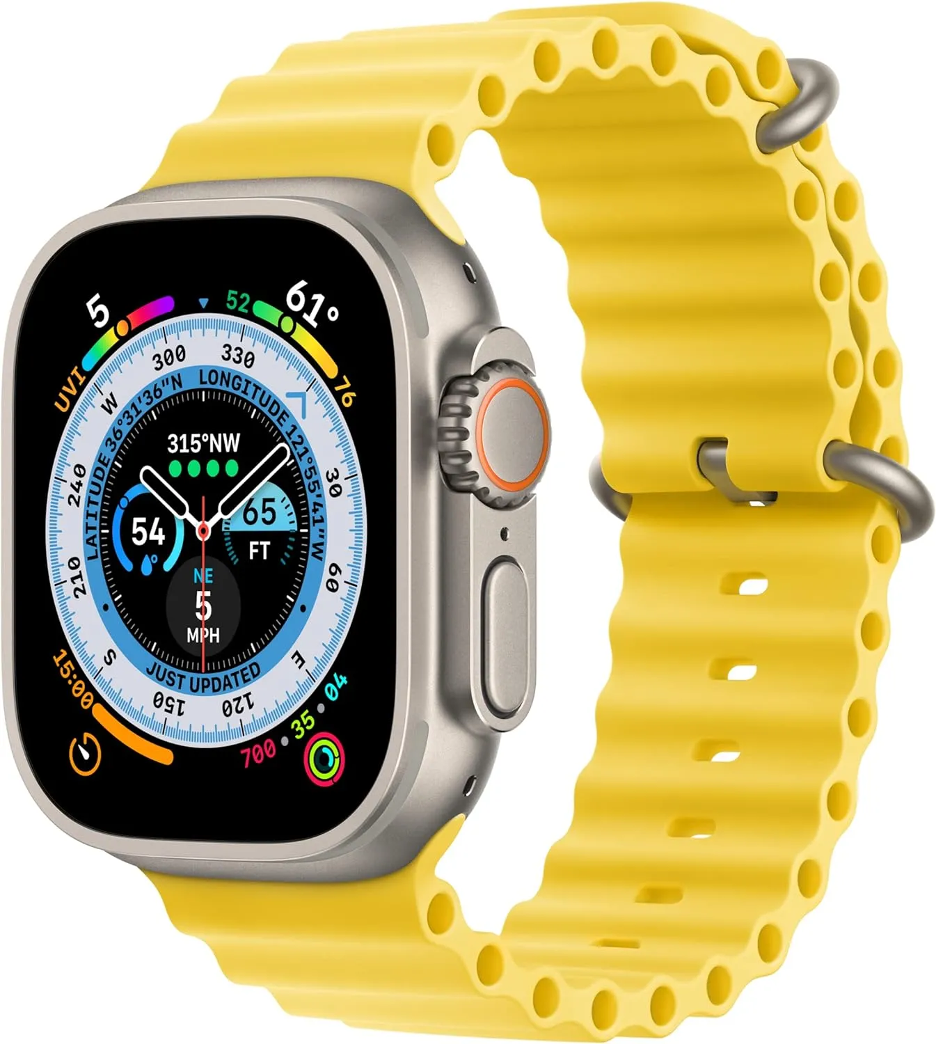 Apple Watch 49mm Yellow Ocean Band Extension