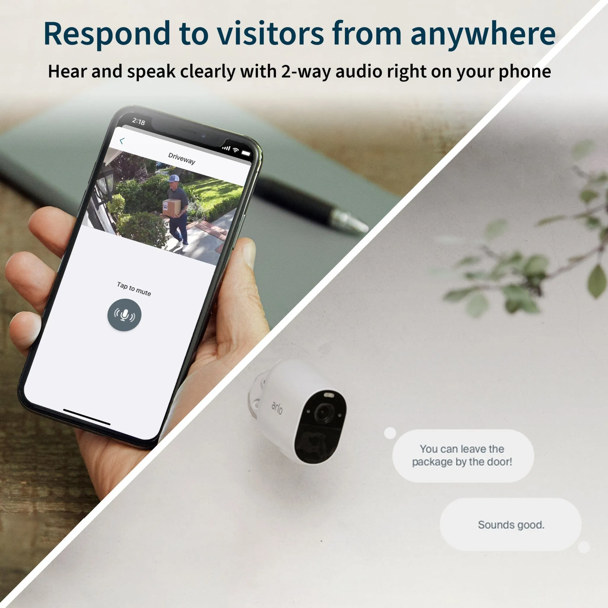 Arlo Essential Spotlight Wireless Camera - Certified Refurbished