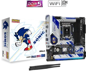 ASRock B760M PG SONIC WiFi DDR5,LGA 1700 mATX Motherboard