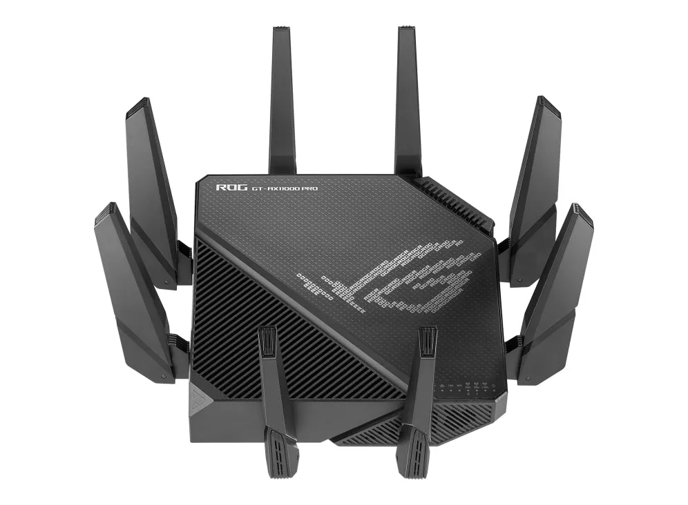 Asus Rog Rapture Gt-Ax11000 Pro - Wireless Router - 5-Port Switch - 10 Gige, 5 Gige, 2.5 Gige - Wan Ports: 2 - Wi-Fi 6 -