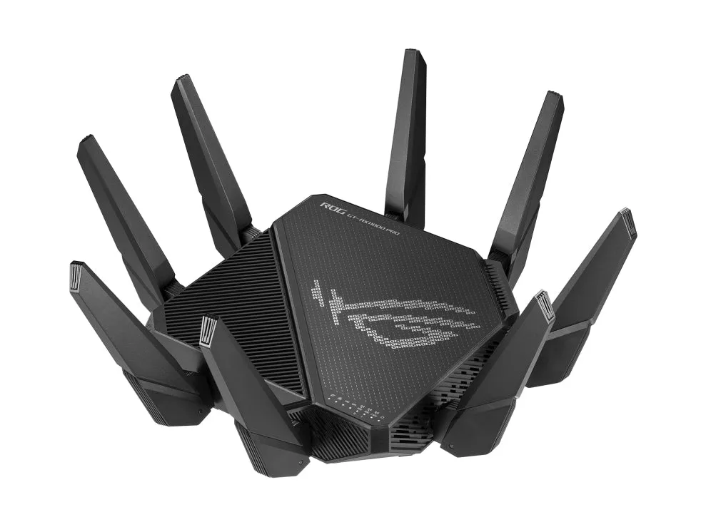 Asus Rog Rapture Gt-Ax11000 Pro - Wireless Router - 5-Port Switch - 10 Gige, 5 Gige, 2.5 Gige - Wan Ports: 2 - Wi-Fi 6 -