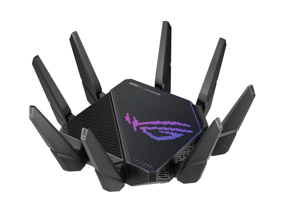 Asus Rog Rapture Gt-Ax11000 Pro - Wireless Router - 5-Port Switch - 10 Gige, 5 Gige, 2.5 Gige - Wan Ports: 2 - Wi-Fi 6 -