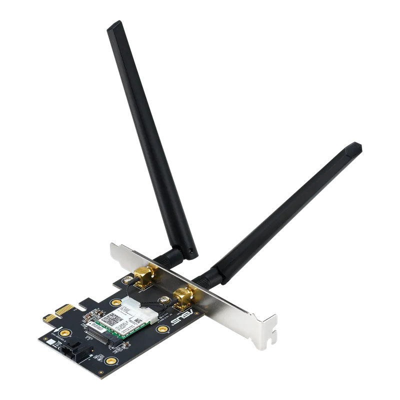 Asus Wireless Wifi 6 AX3000 PCE-AX3000 Dual Band PCI-E WiFi 6 (802.11ax) Bluetooth 5.0 (BULK PACK, 3 Years Warranty)