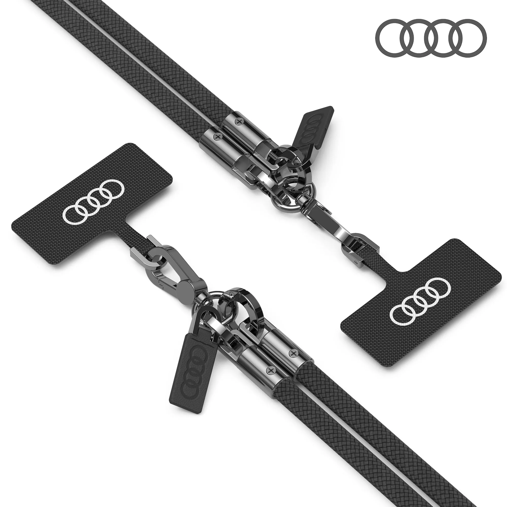 AUDI Nylon Crossbody Phone Lanyard 8mm - R8 D1