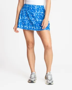 Baseline Skort - Cobalt Tropical Paradise