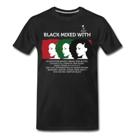 Black Mixed With - Premium T-Shirt