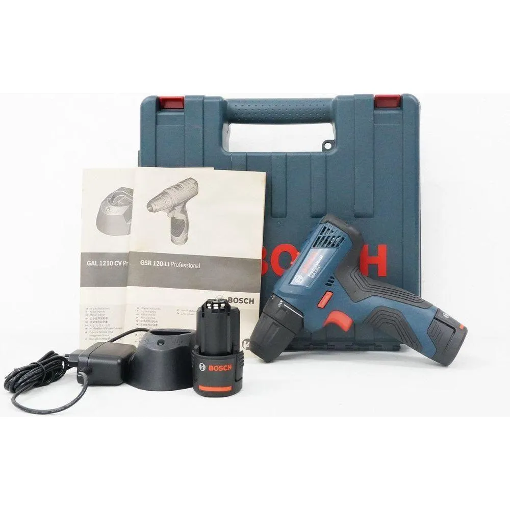 Bosch [GEN1] GSR 120-Li Cordless Drill - Driver 10mm (3/8") 12V [Contractor's Choice]