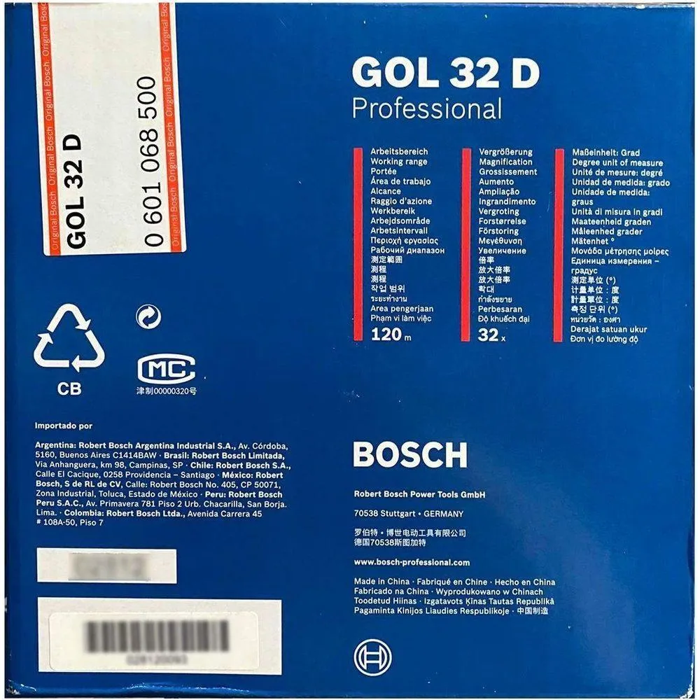 Bosch GOL 32 D Surveyor - Optical Level (120m)