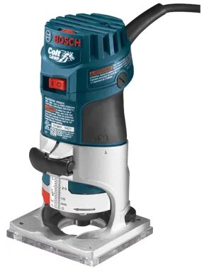 Bosch PR20EVS Palm Router, 5.6 A, 1-5/16 in Max Cutter Dia, 1/4 in Collet, 16,000 to 35,000 rpm Load Speed :EA: QUANTITY: 1