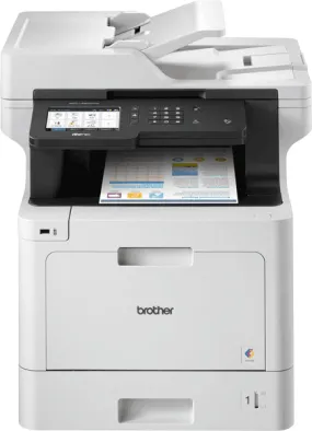 Brother MFC Business Color Laser All-in-One Printer, 512MB Memory, Ethernet, Wireless, Color Touchscreen LCD Display - MFC-L8610CDW