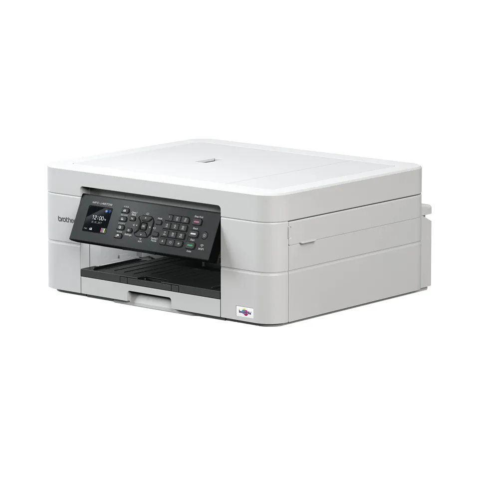 Brother MFC-J497DW Inkjet Multifunction Printer, 128MB Memory, Wireless, Automatic Duplex Print, Color LCD Display - MFC-J497DW