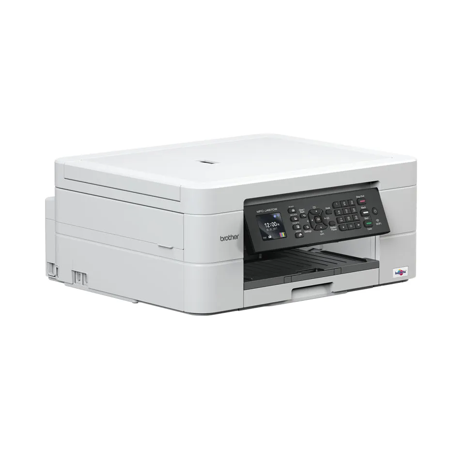 Brother MFC-J497DW Inkjet Multifunction Printer, 128MB Memory, Wireless, Automatic Duplex Print, Color LCD Display - MFC-J497DW