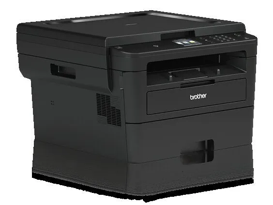 Brother Monochrome Laser Printer, 128MB Memory, NFC, Wireless & Duplex Printing, Convenient Flatbed Copy & Scan - HL-L2395dw