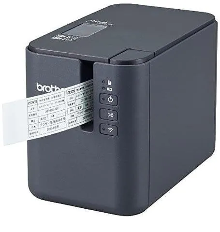 Brother P-Touch Wireless Desktop Label Printer, Monochrome, USB, Serial, WLAN, 6MB Memory, Laminated Thermal Transfer - PT-P900W