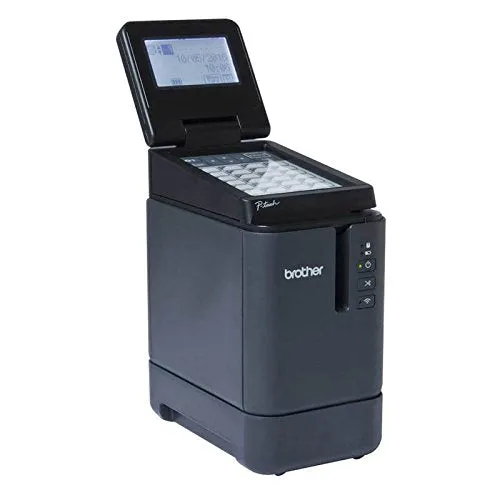 Brother P-Touch Wireless Desktop Label Printer, Monochrome, USB, Serial, WLAN, 6MB Memory, Laminated Thermal Transfer - PT-P900W