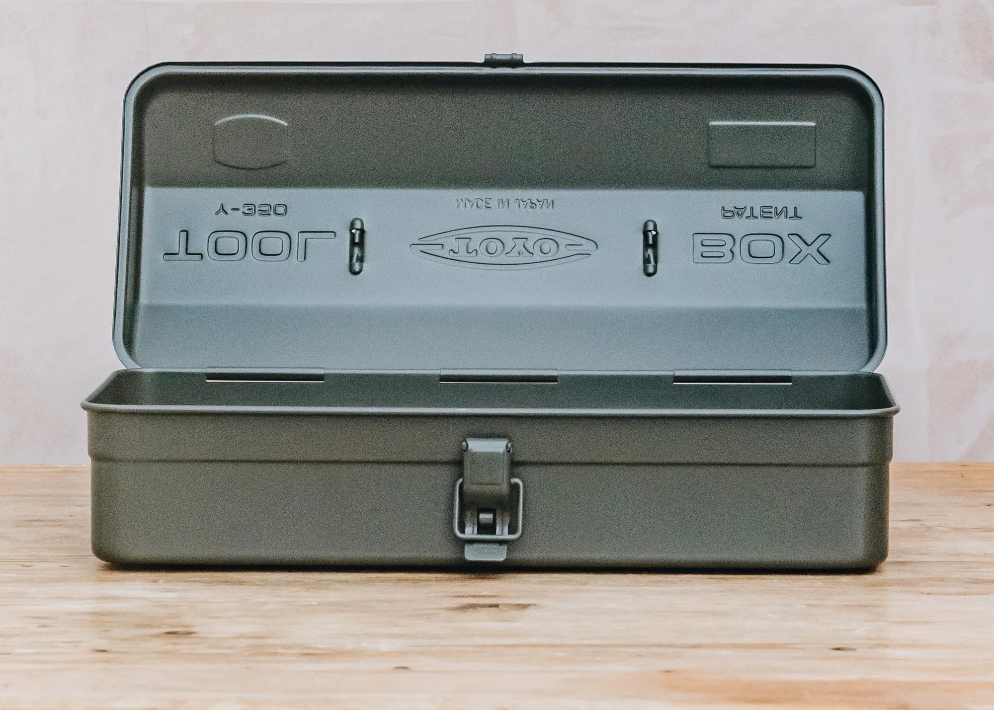 Camber Top Tool Box in Military Green