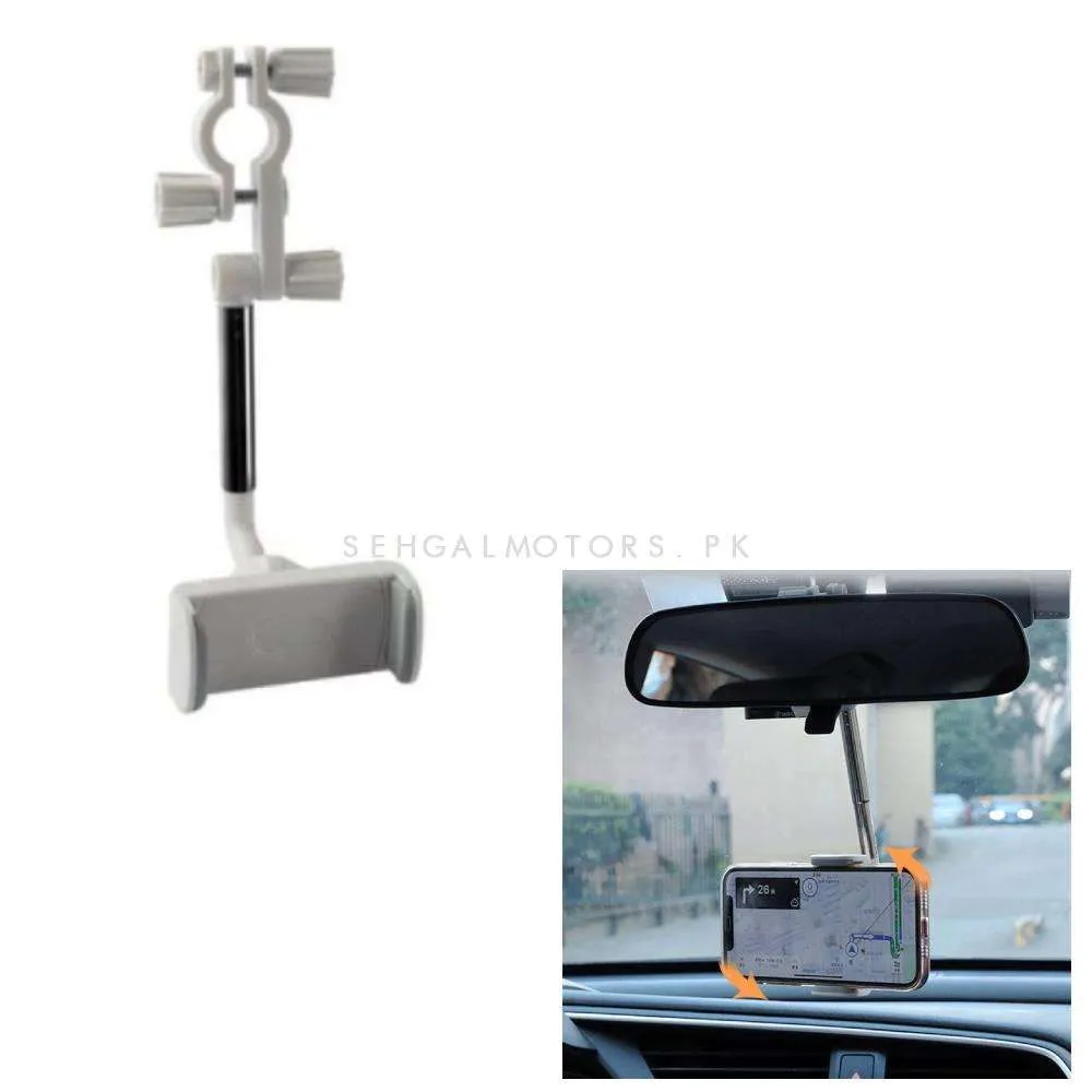 Car Rearview Mirror Mobile Phone Holder