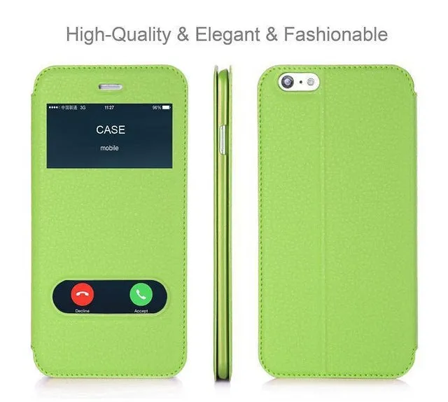 Case For Apple iPhone 6 Plus & iPhone 6S Plus Luxury PU Leather Flip Wallet Case Cover With Kickstand Capa Phone Cases 5.5 inch