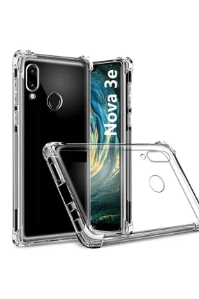 Case For Huawei P20 Lite Case, Super-Slim, Reinforced Corners, Advanced Shock-Absorbent Scratch-Resistant Transparent Tpu Case Cover For Huawei P20 Lite - Clear