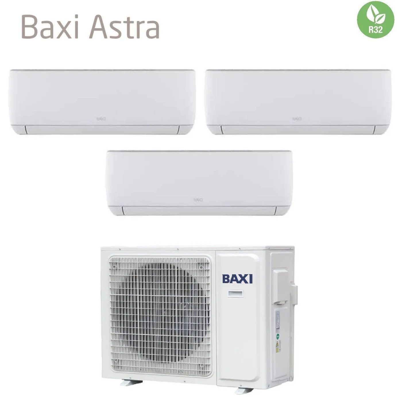 Climatizzatore Condizionatore Baxi Trial Split Inverter serie ASTRA 9 12 12 con LSGT70-3M R-32 Wi-Fi Optional 9000 12000 12000 - Novità