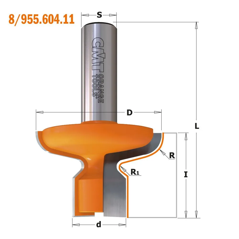 CMT 855.606.11 - Door Lip Bit & Finger Grip Bit