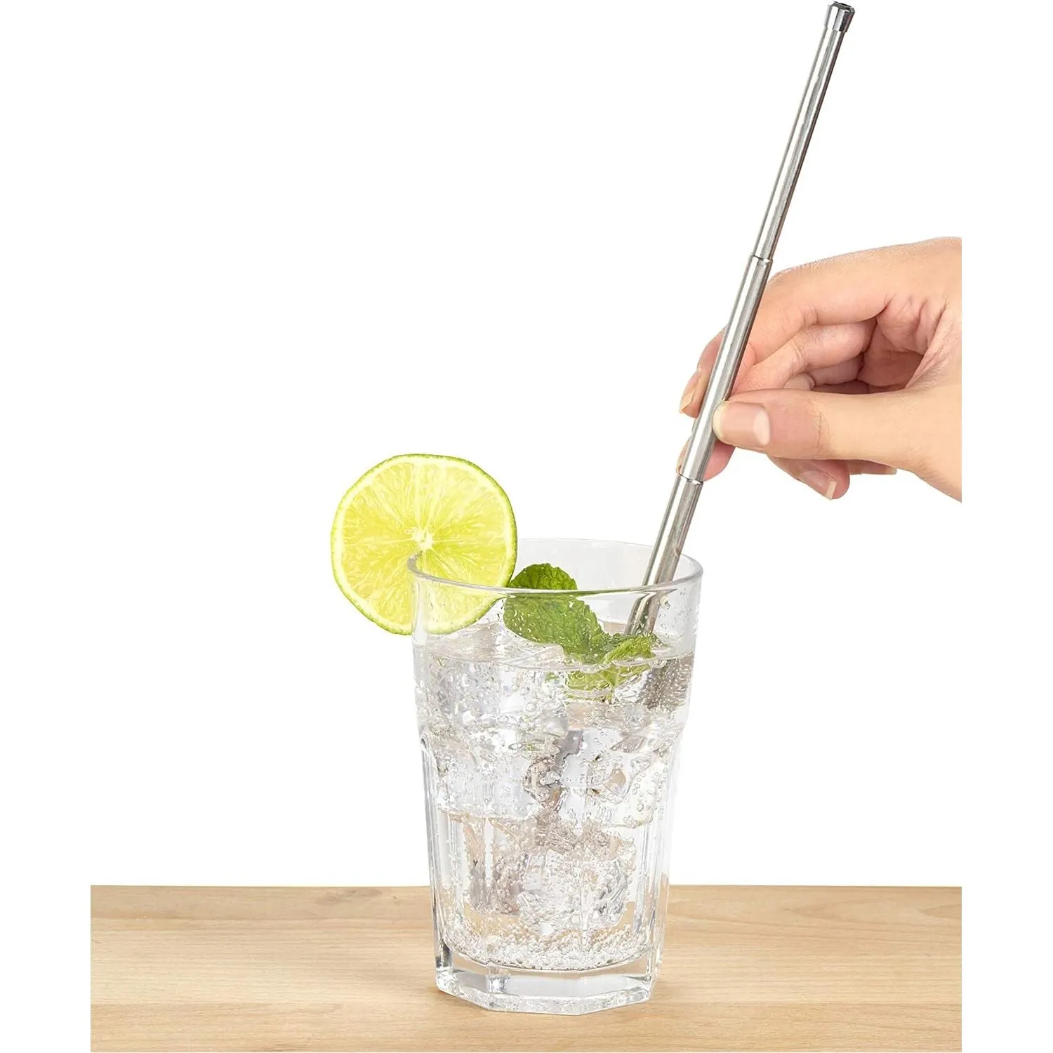 Collapsible Travel Straw Set