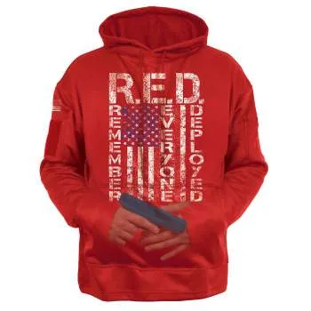 Concealed Carry R.E.D. (Remember Everyone Deployed) Hoodie