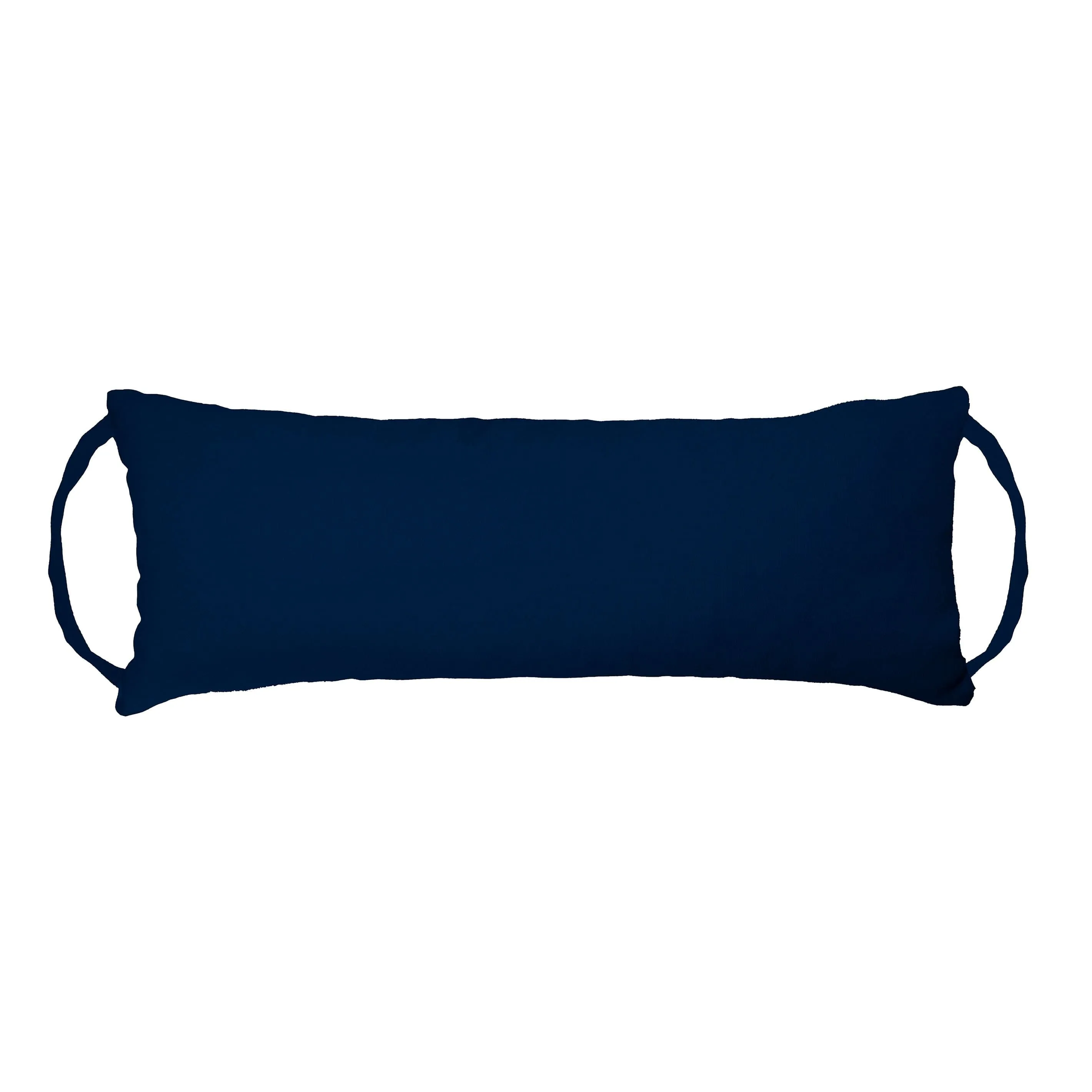 Cotton Duck Navy Blue Rocker Back Extender Pillow - Headrest Pillow