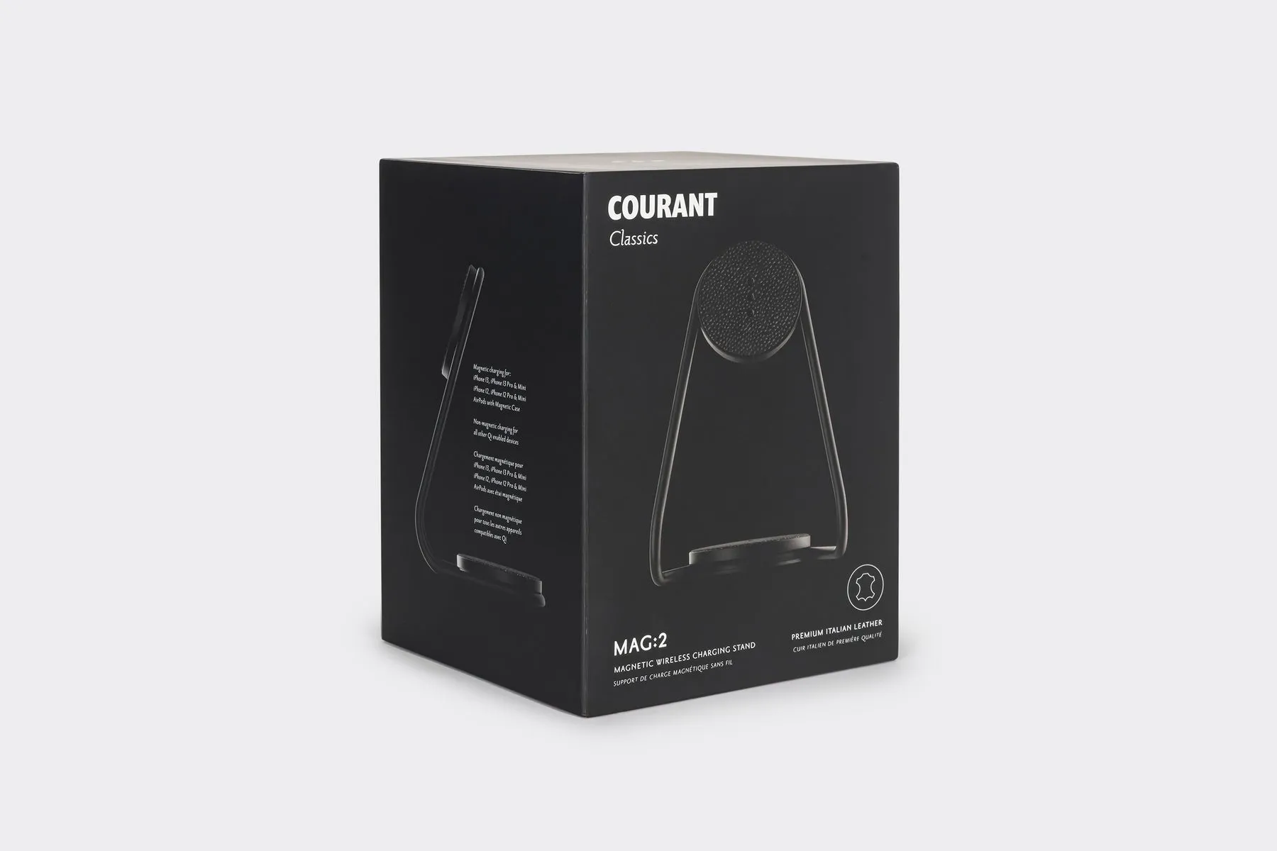 Courant Magnetic Charging Stand in Black