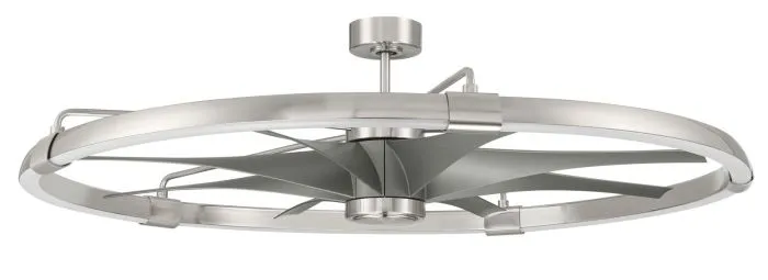 Craftmade AXL57BNK8 Axel 52" Indoor Ceiling Fan Polished Nickel