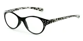 Crystal Lace Women's Trendy Reading Glasses