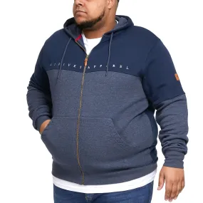 D555 Mens Moreton Big & Tall Full Zip Hoody - Navy