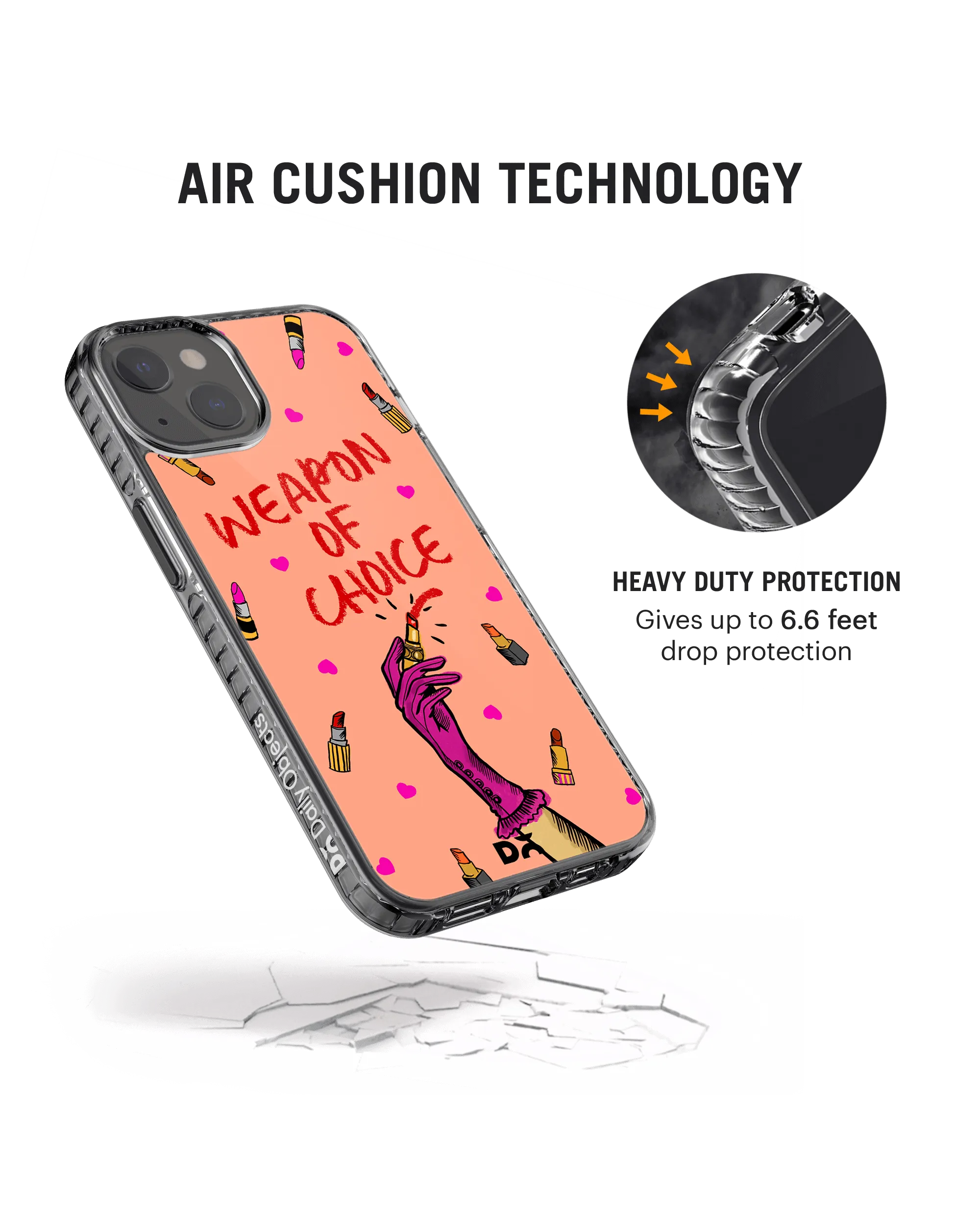 DailyObjects Weapon of Choice Stride 2.0 Case Cover For iPhone 13