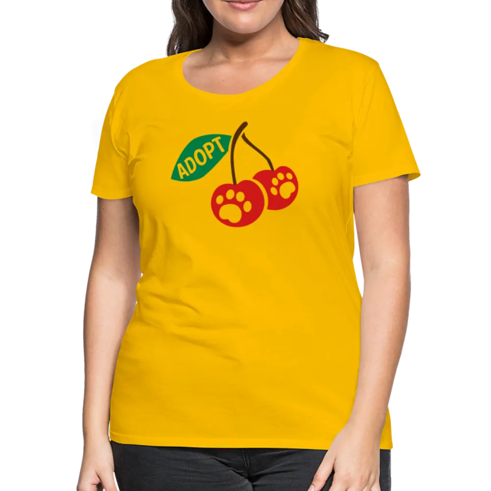 Door County Cherries Contoured Premium T-Shirt