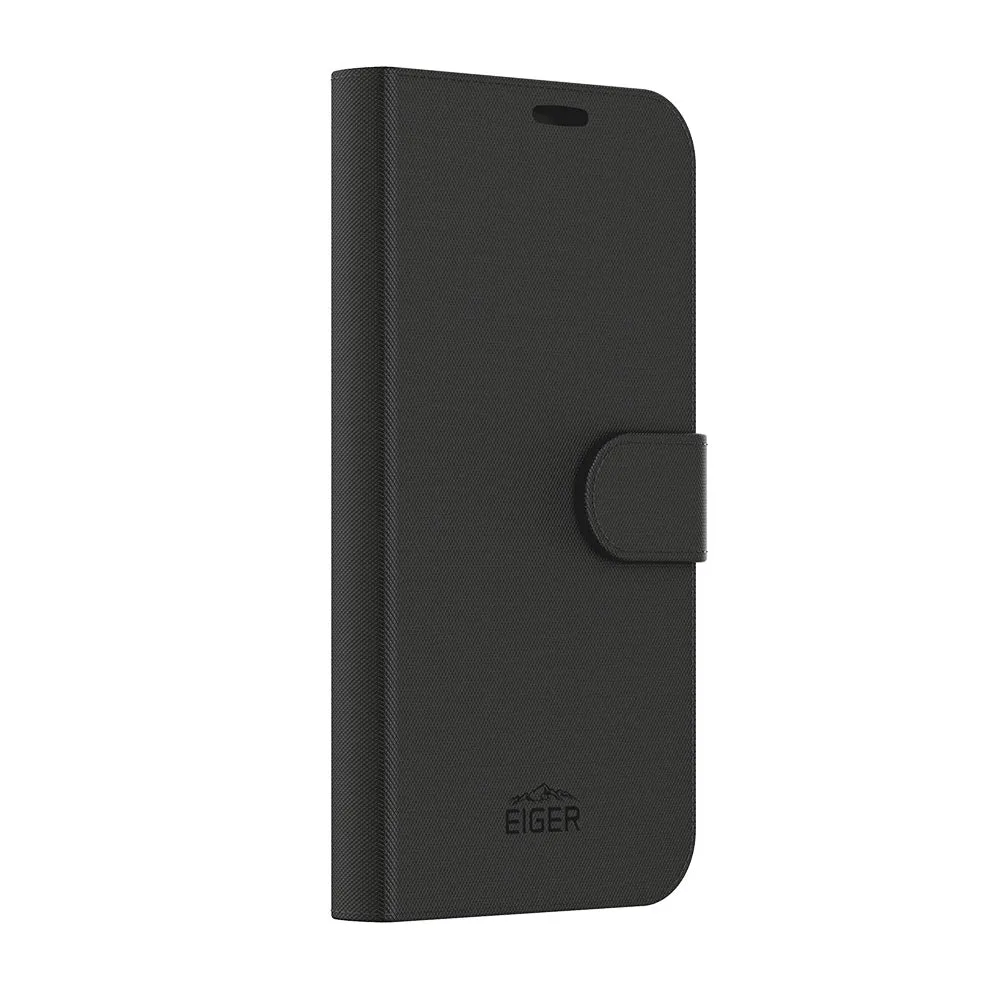 Eiger North Folio Case for Apple iPhone 16 in Black